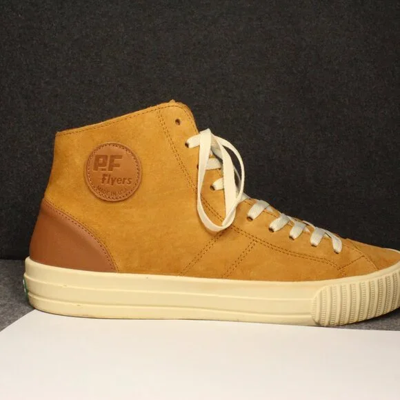 PF Flyers Gitman Bros Camel Suede Made in USA Sneakers Mens Size 12 (11.5) - Picture 7 of 12